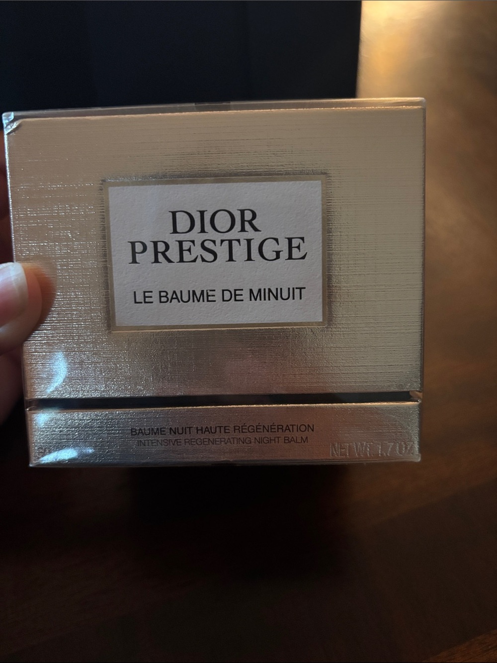 Dior Prestige Le Baume de Minuit - Metallic Gold Box